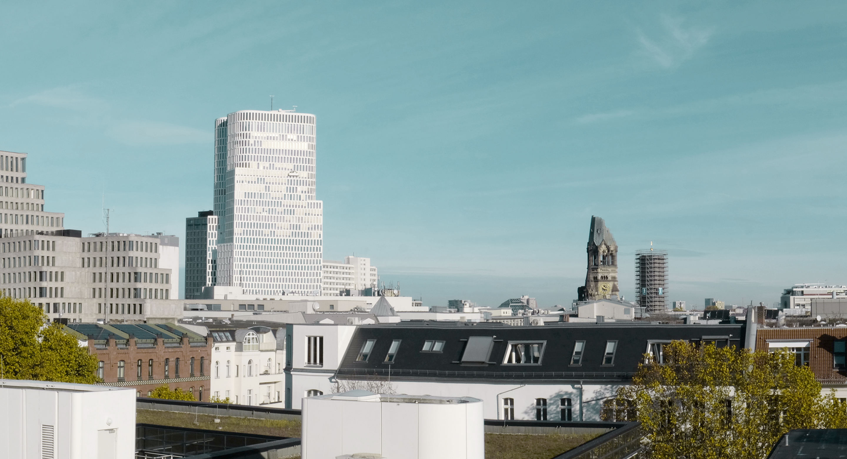 Blick auf die City West