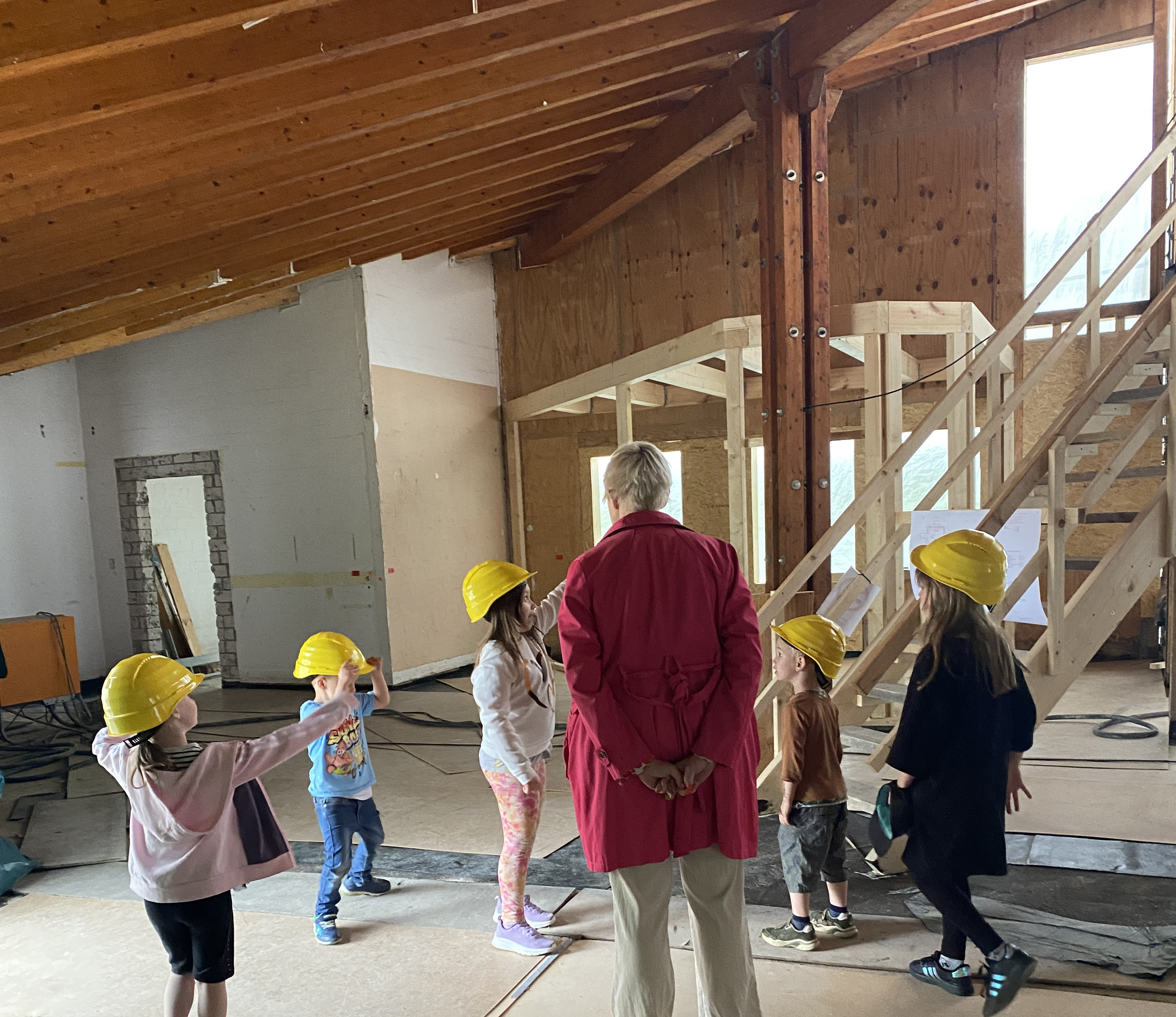 Baustellenführung durch die JFE Holzwurmhaus