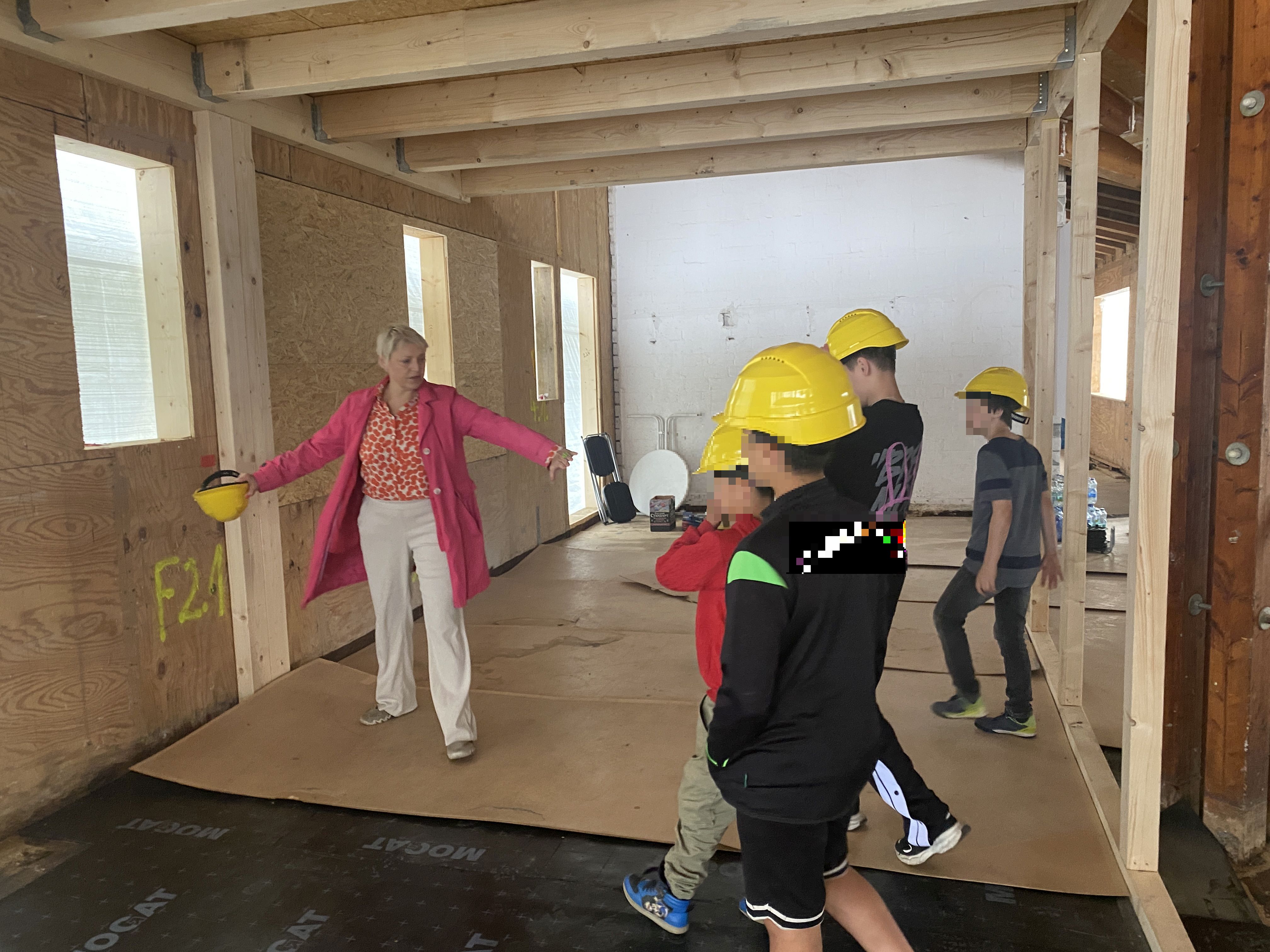 Führung durch die Baustelle JFE Holzwurmhaus in Berlin-Lichtenberg