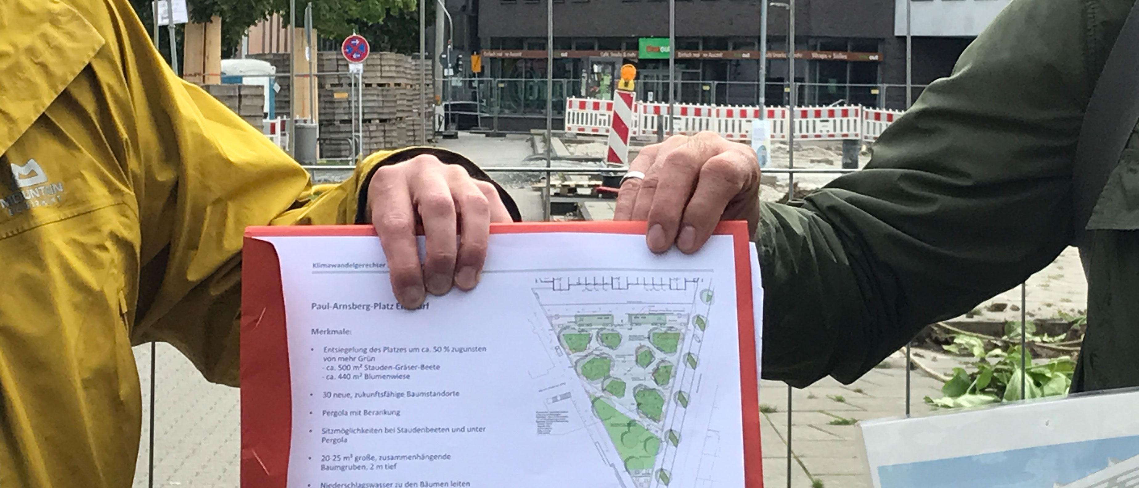 Rundgang, Präsentation eines Plans