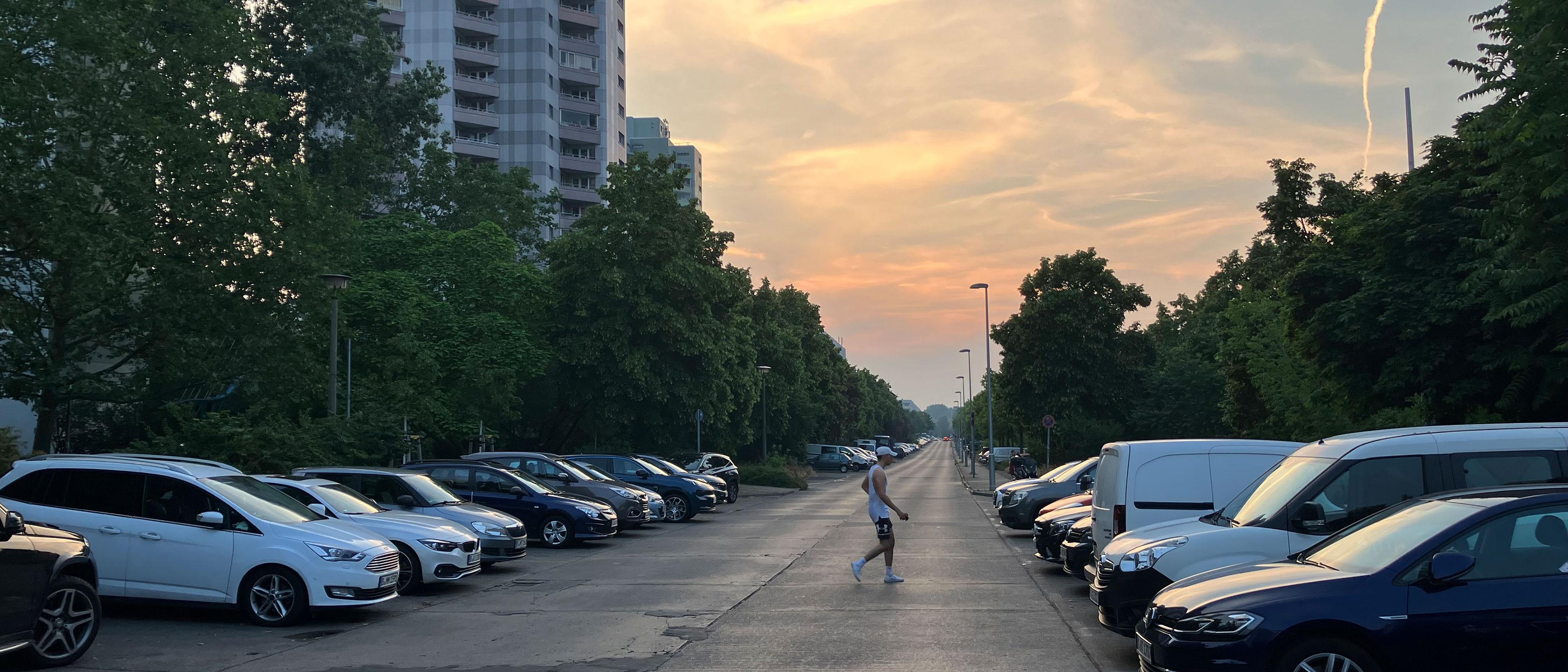 Sonnenuntergang im Ostseeviertel