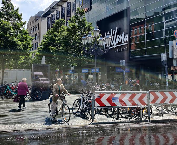 Blick in die Wilmersdorfer Straße