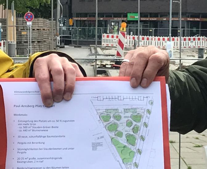 Rundgang, Präsentation eines Plans