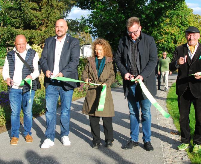 bei der Eröffnung der Baumaßnahme