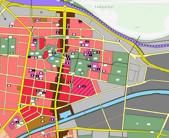 Auschnitt aus Nutzungskonzept BEP Tempelhof/ Mariendorf Nord