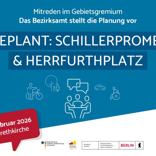 Ankündigungsplakat Einladung zur Sitzung des Gebietsgremiums
